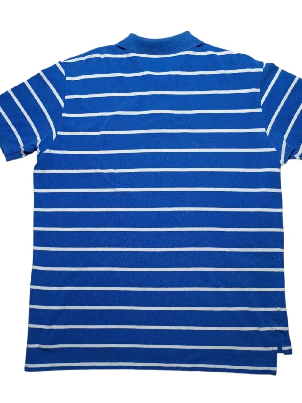 Vintage Polo Ralph Lauren Men’s XL Blue & White Striped Polo Shirt
